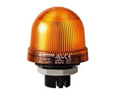 816.300.55 Werma  LED Beacon 816  24vDC/AC iø37 2:AMBER Permanent IP65 iø37 Panel Mounting